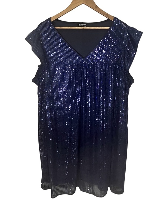 BloomChic Dresses & Skirts - BloomChic 18-20 Navy Sequin V-Neck Dress, Formal, Party